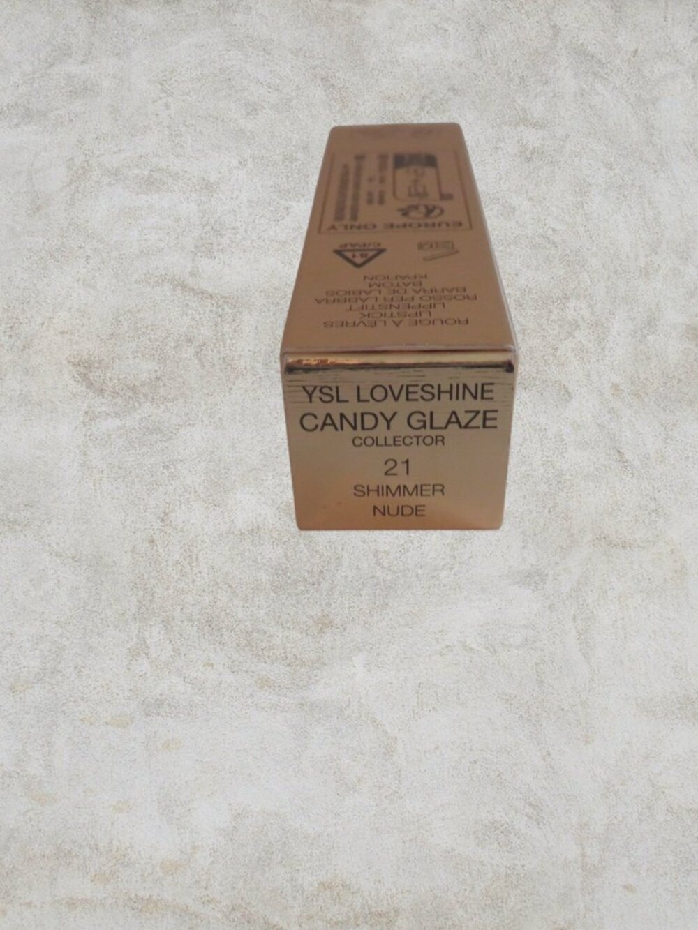YSL Loveshine Candy Glaze Collector 21-Shimmer Nude (Holiday, Limited Edition) - Picture 4 of 5